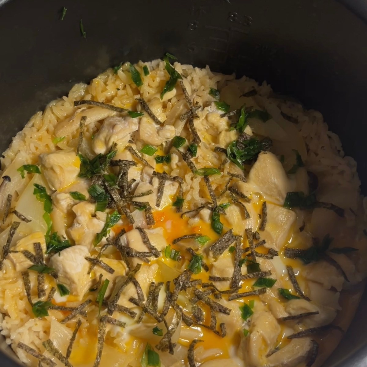 Rice Cooker Oyakodon