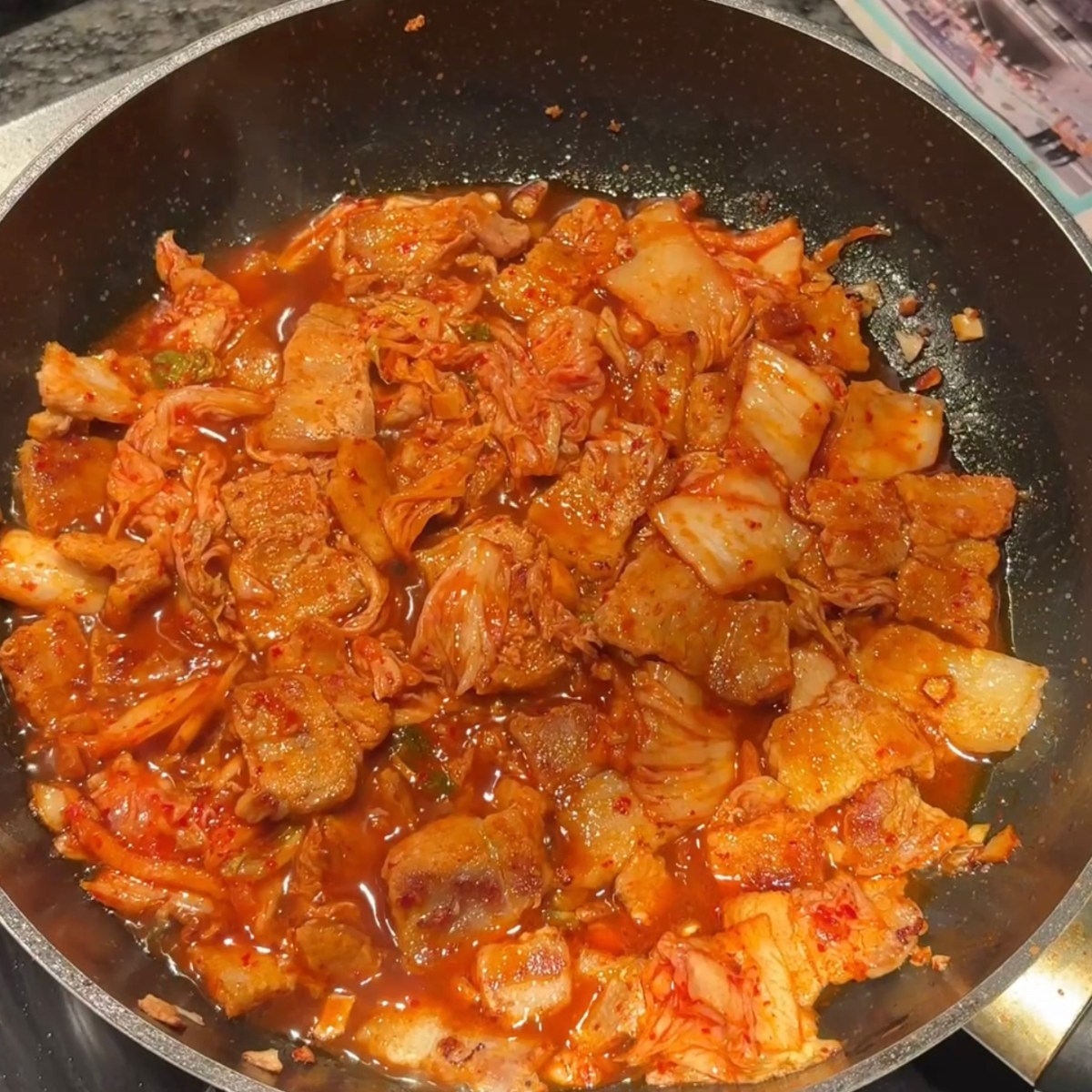 Kimchi Pork Belly&nbsp;Stir-fry
